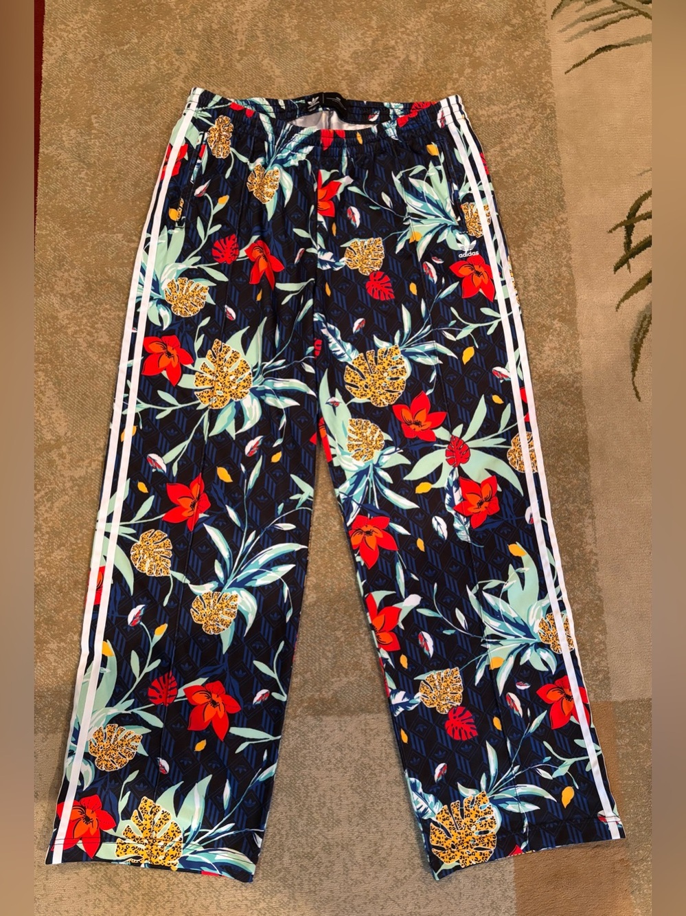 Adidas HER Studio London Tropical Floral Track Pants Women’s XL